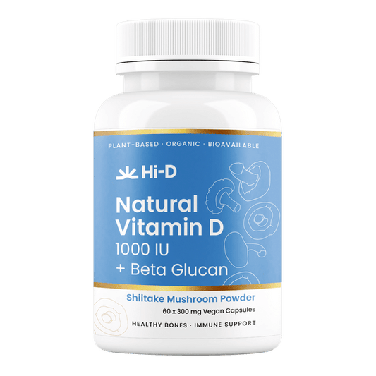 Hi-D Natural Vitamin D 1000IU + Beta Glucan 60 caps