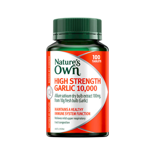 Natures Own NATURES OWN TAB HIGH STRENGTH GARLIC 10000
