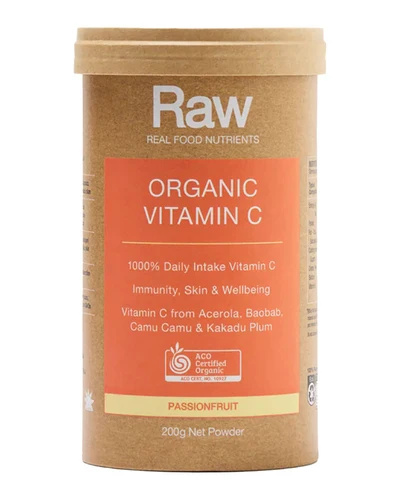 Raw Organic Vitamin C+ Passionfruit