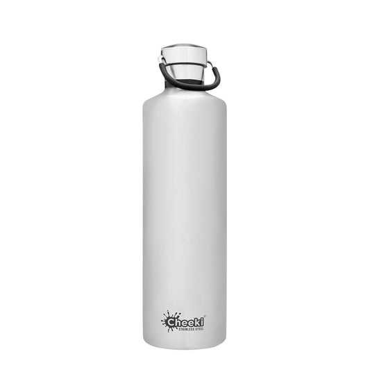 Cheeki Cheeki Insulated Bottle Classic Silver (Large) 1L