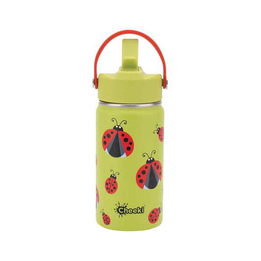 Cheeki Cheeki Insulated Bottle Kids Ladybug 400ml