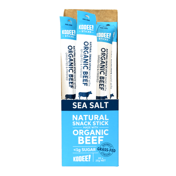 KOOEE! Natural Snack Stick (Beef) 20 pieces Sea Salt