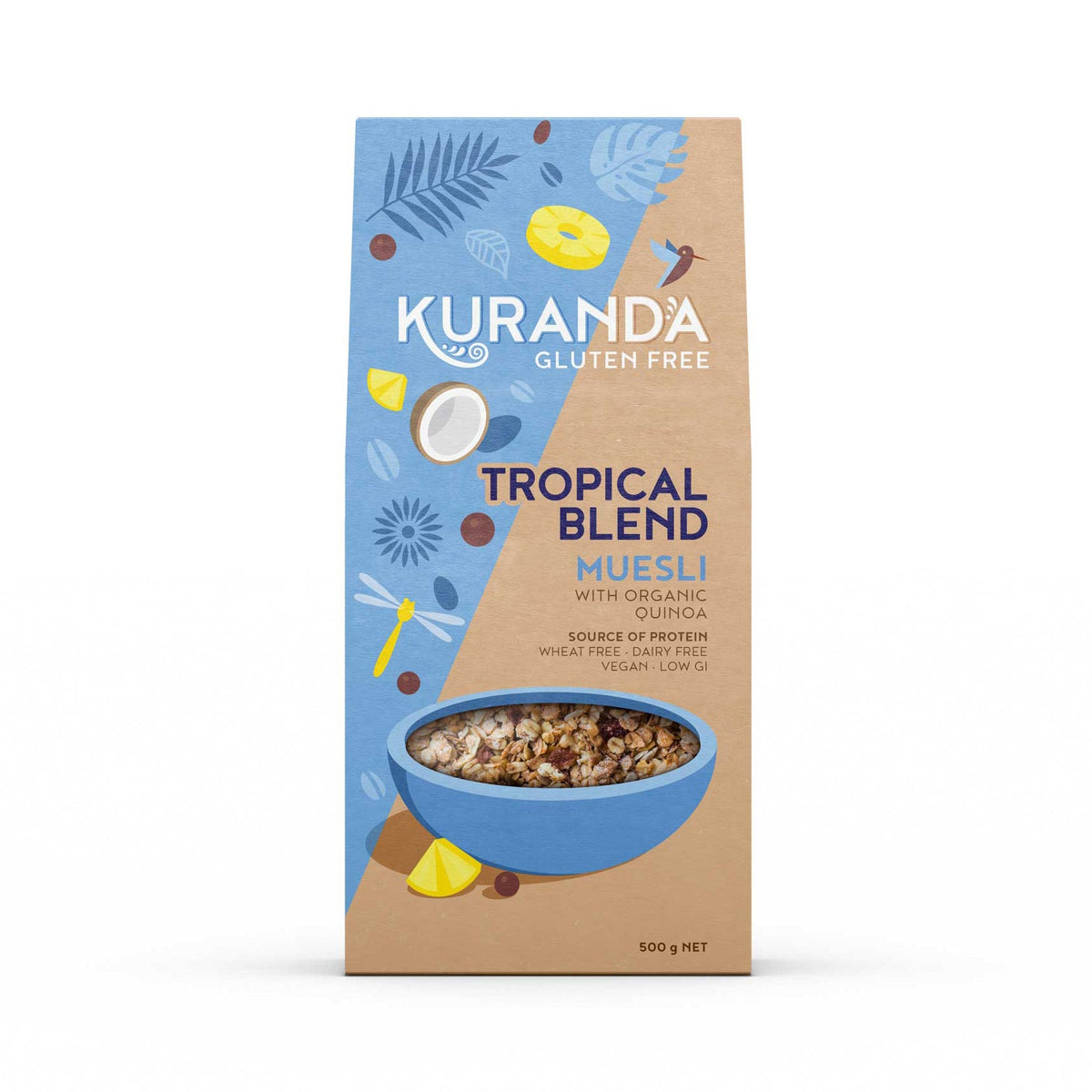 Kuranda Wholefoods Kuranda Wholefoods Gluten Free Muesli Tropical Blend 500g