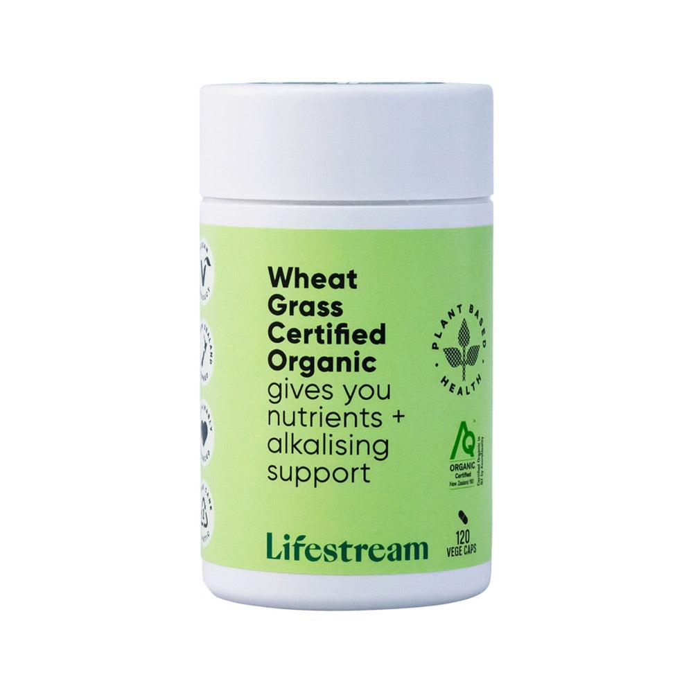 Lifestream Lifestream Wheat Grass Certified Organic Powder 100g