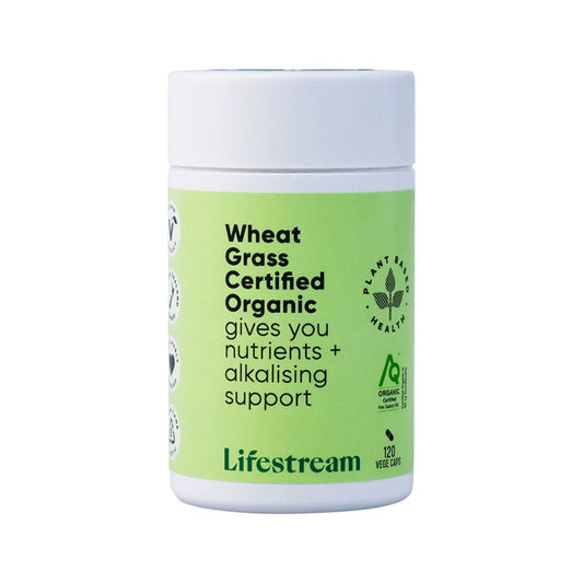 Lifestream Lifestream Wheat Grass Certified Organic Powder 100g
