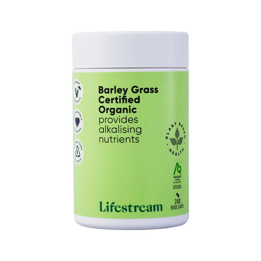 Lifestream Lifestream Barley Grass Certified Organic 240vc