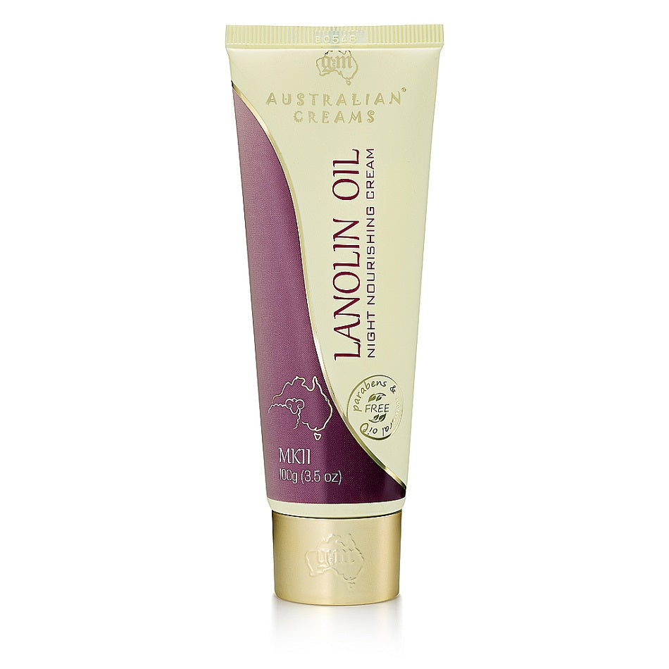 Australian Creams MK II Australian Creams MkII Lanolin Oil Night Nourishing Cream with Vitamin E 100g