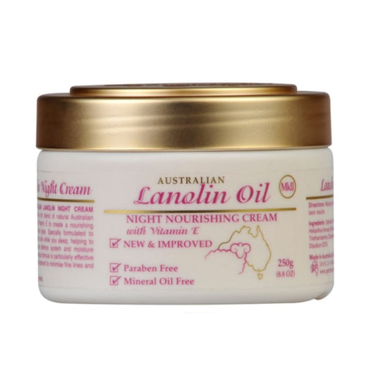 Australian Creams MK II Australian Creams MkII Lanolin Oil Night Nourishing Cream with Vitamin E 250g