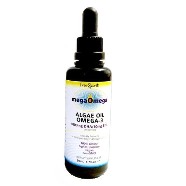 Free Spirit MegaOmega Algae Oil Omega-3 Liquid 50 mL