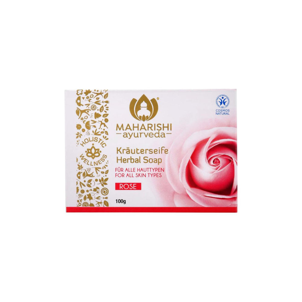 Maharishi Ayurveda MAHARISHI AYURVEDA HERBAL SOAP BAR ROSE 100G
