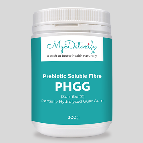 My detoxify PREBIOTIC SOLUBLE FIBRE PARTIALLY HYDROLYSED GUAR GUM (SUNFIBER) 300G