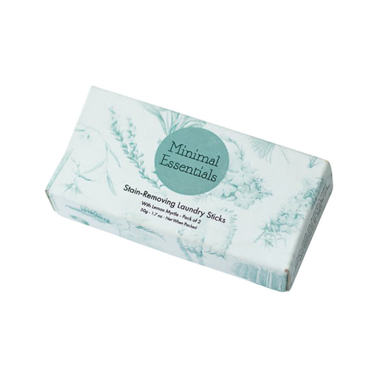 Minimal Essentials Minimal Essentials Stain-Removing Laundry Sticks with Lemon Myrtle x 2 Pack (50g net)
