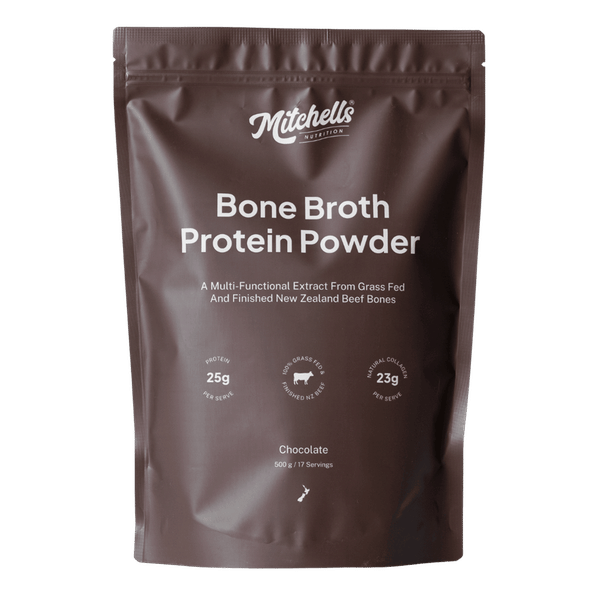 Mitchell's Nutrition Bone Broth Protein Powder 500 g Chocolate