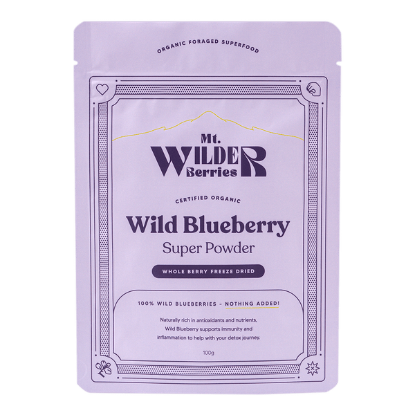 Mt. Wilder Berries Wild Blueberry Organic Super Powder 100 g