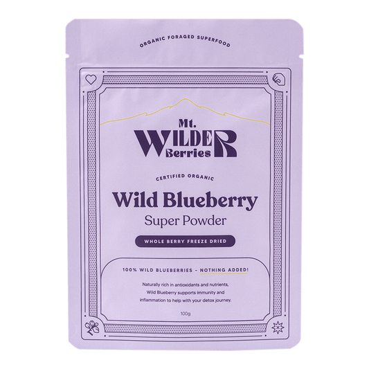 Mt. Wilder Berries Wild Blueberry Organic Super Powder 100 g