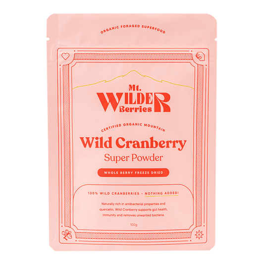 Mt. Wilder Berries Wild Cranberry Organic Super Powder 100 g