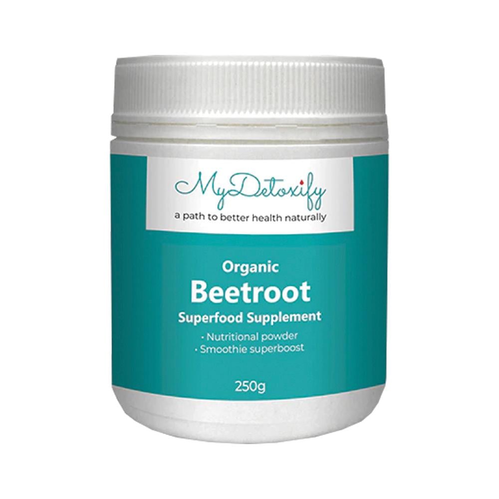 MYDETOXIFY ORGANIC BEETROOT SUPERFOOD SUPPLEMENT 250G