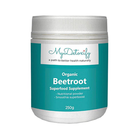 MYDETOXIFY ORGANIC BEETROOT SUPERFOOD SUPPLEMENT 250G