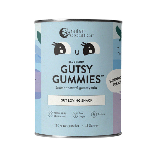 Nutra Naturals Nutra Organics Gutsy Gummies Blueberry 150g
