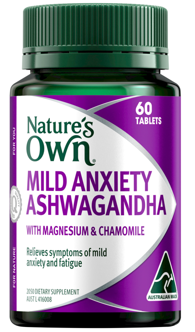 NATURES OWN TAB MILD ANXIETY ASHWAGANDA