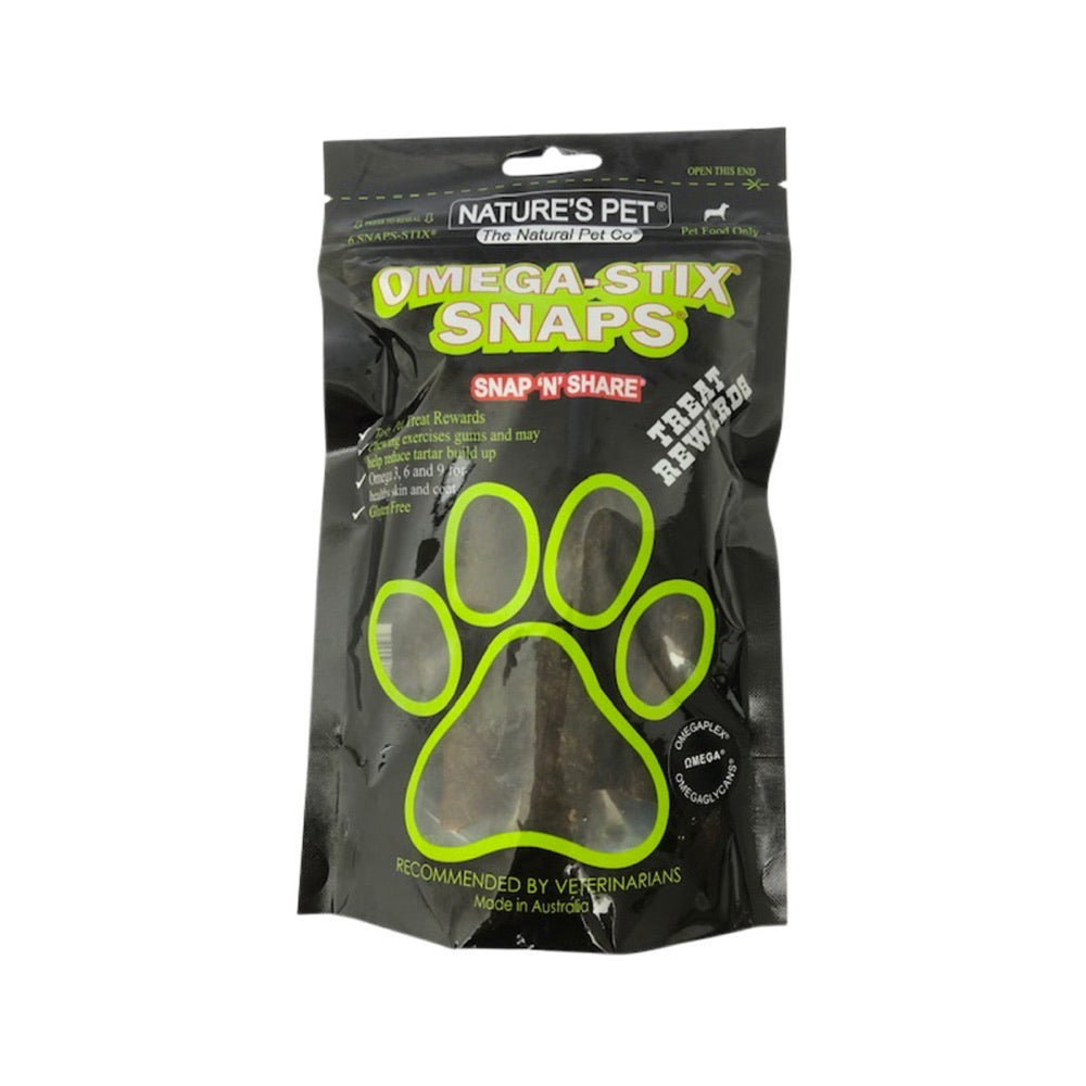 Natures Pet Natures Pet Omega-Stix Snaps x 6 Pack