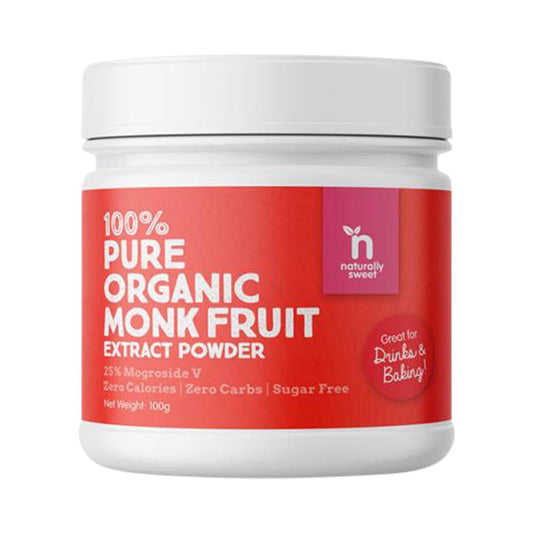 Naturally Sweet NATURALLY SWEET 100% PURE ORGANIC MONK FRUIT 100G