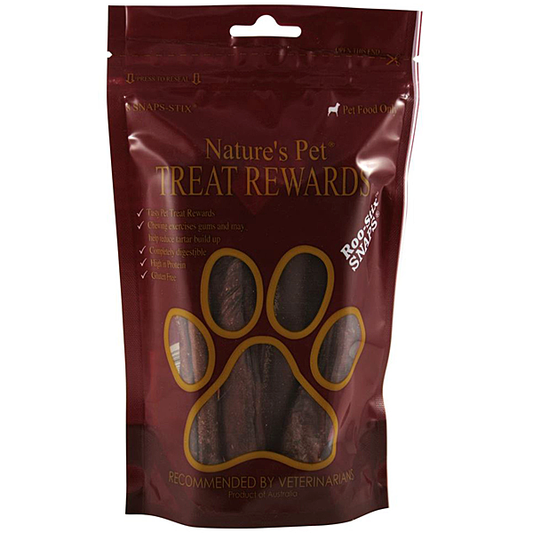 Natures Pet Natures Pet Roo-Stix Snaps x 6 Pack