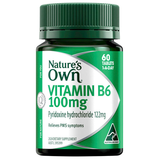 Natures Own NATURES OWN VITAMIN B6 100MG BOTTLE