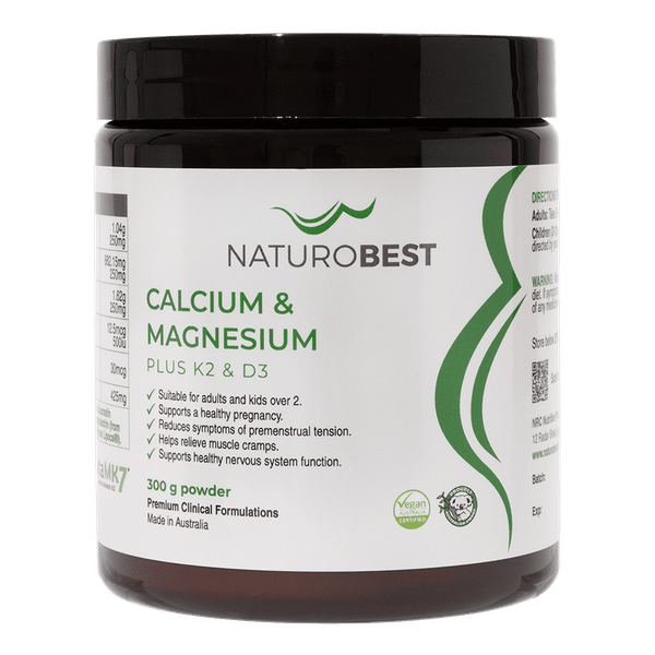 NaturoBest Calcium & Magnesium Plus K2 & D3 300 g Lemon Lime