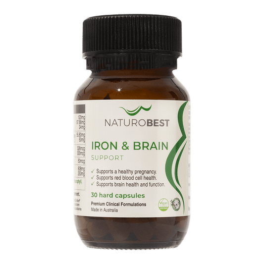 NaturoBest Iron & Brain Support 30 caps