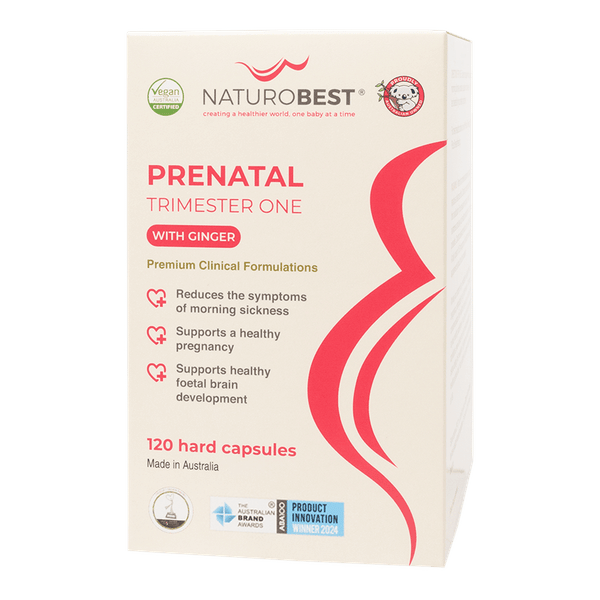 NaturoBest Prenatal Trimester One with Ginger 120 caps