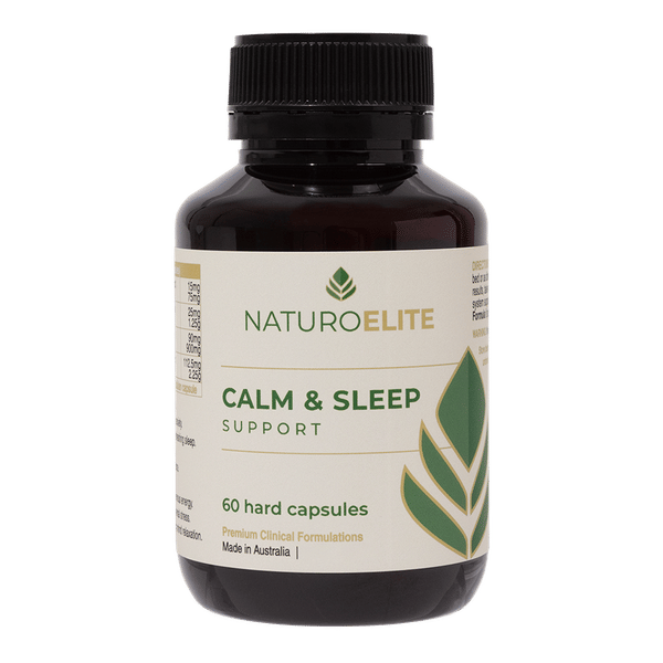 NaturoElite Calm & Sleep Support 60 caps