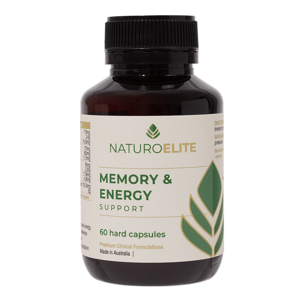 NaturoElite Memory & Energy Support 60 caps