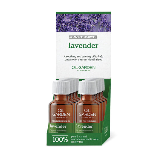 Oil Garden Oil Garden Essential Oil Lavender 25ml x 8 Display