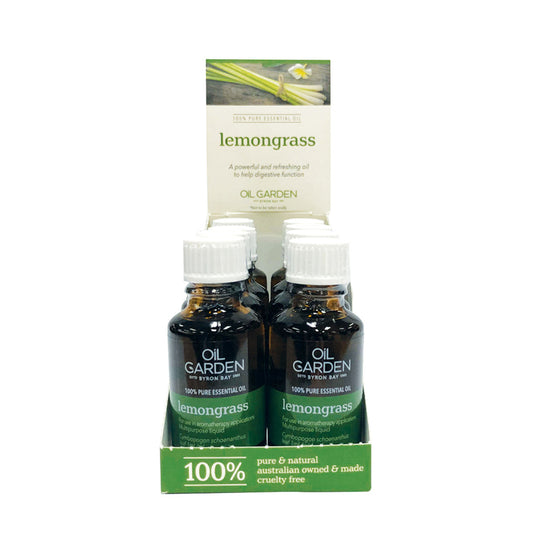 Oil Garden Oil Garden Essential Oil Lemongrass 25ml x 8 Display