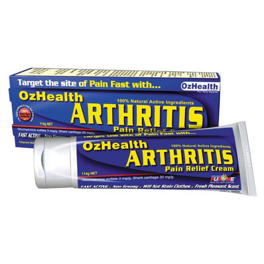 Oz Health OZHEALTH ARTHRITIS CREAM 114G NATURAL ARTHRITIS PAIN RELIEF