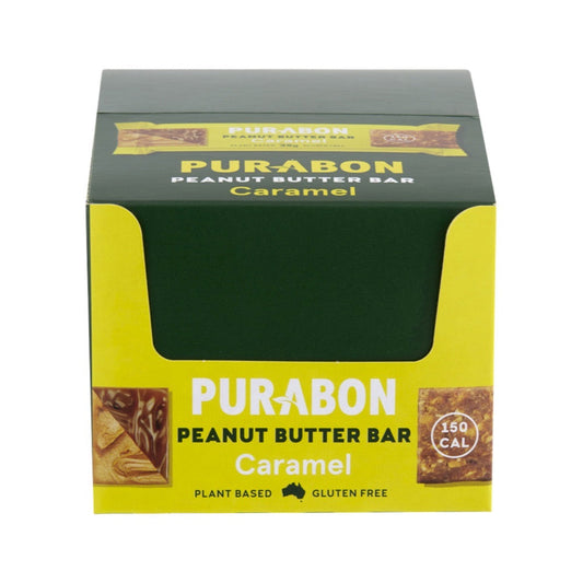 Purabon Purabon Peanut Butter Bar Caramel 35g x 30 Display