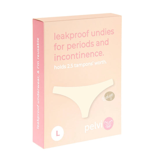 Pelvi Pelvi Leakproof Underwear Bikini Beige L