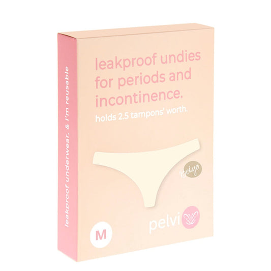 Pelvi Pelvi Leakproof Underwear Bikini Beige M