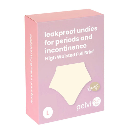 Pelvi Pelvi Leakproof Underwear Full Brief Beige L