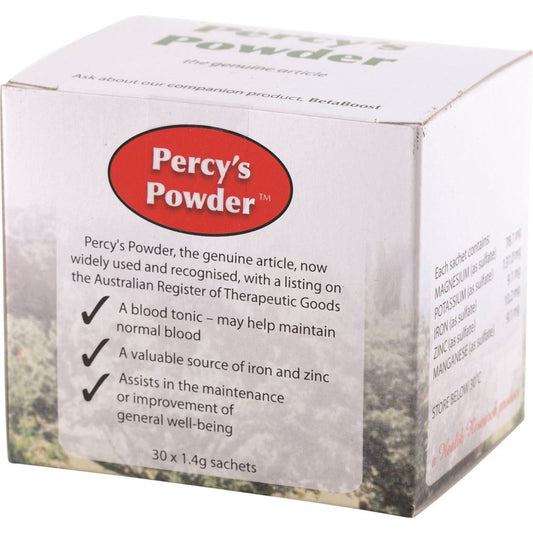 Percys Products Percys Products Percys Powder (Mineral Supplement) Sachets 1.4g x 30 Pack