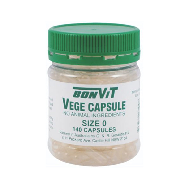 Bonvit Bonvit Empty Vege Capsules Size 0 140c