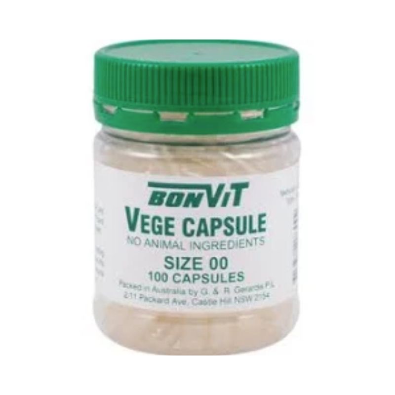 Bonvit Bonvit Empty Vege Capsules Size 00 100c