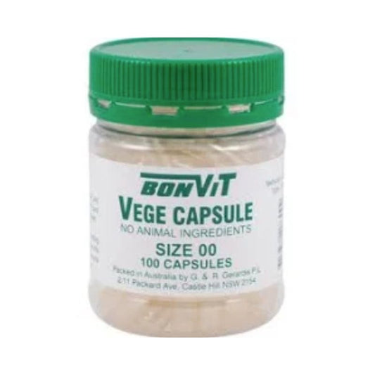 Bonvit Bonvit Empty Vege Capsules Size 00 100c