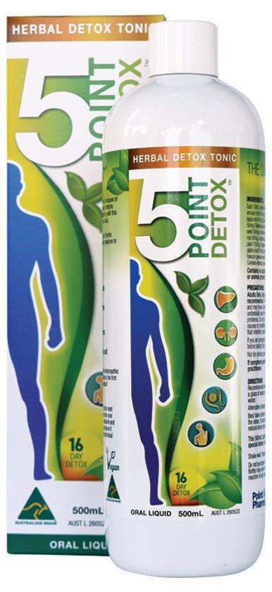 5 Point Detox 5PointDetox (Herbal Detox Tonic) Oral Liquid 500ml