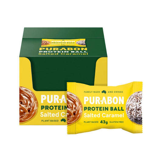 Purabon Purabon Protein Balls Salted Caramel 43g x 12 Display