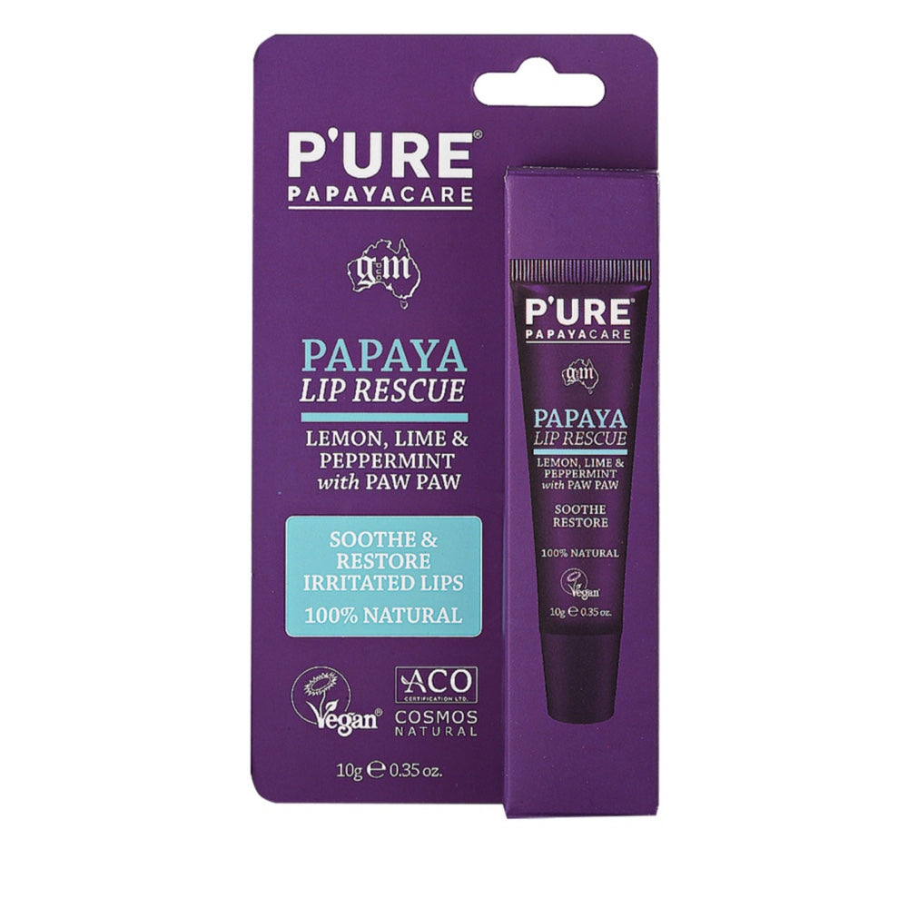 Pure Papayacare PURE Papayacare Papaya Lip Rescue (Lemon Lime & Peppermint with Paw Paw) 10g