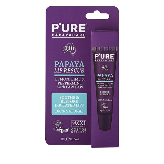 Pure Papayacare PURE Papayacare Papaya Lip Rescue (Lemon Lime & Peppermint with Paw Paw) 10g