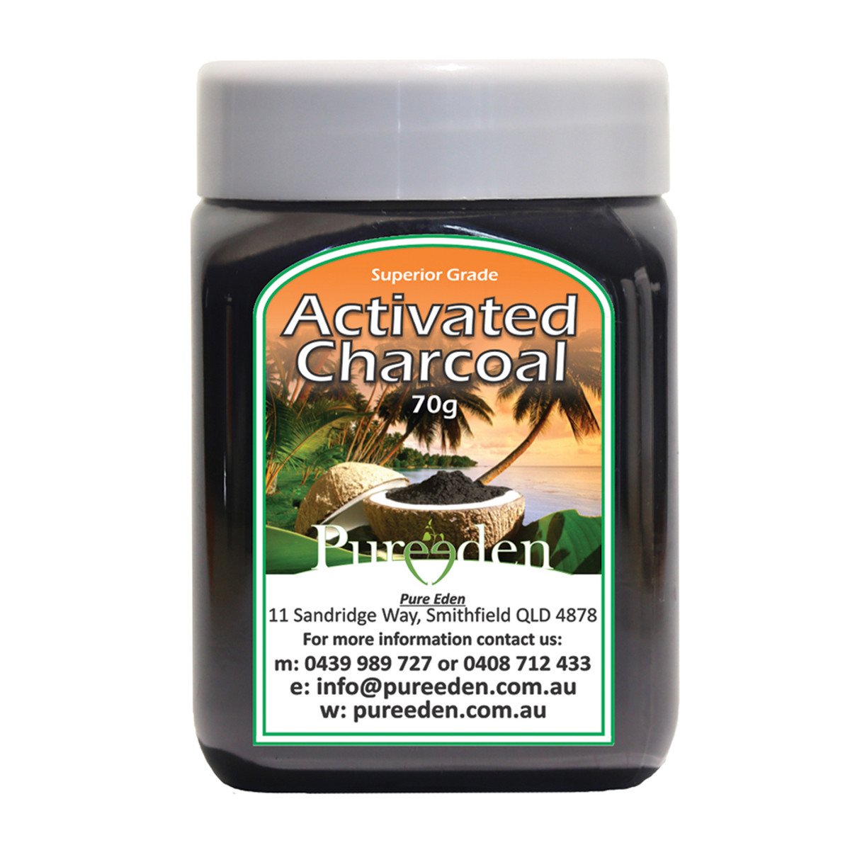 Pure Eden Pure Eden Activated Charcoal 70g