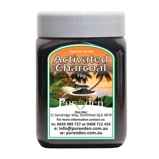 Pure Eden Pure Eden Activated Charcoal 70g